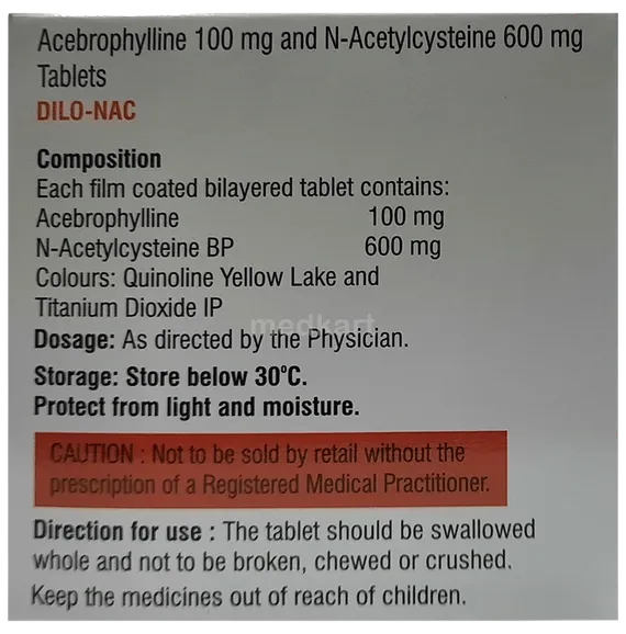 dilo nac tablet 10's